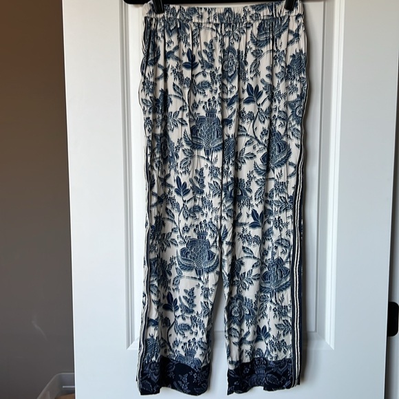 Liverpool Los Angeles Draw String Wide Leg Pull On Mid-Rise Pant M - Picture 9 of 10